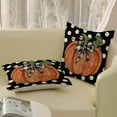 thumbnail image 4 of Fall Pillow Covers 16x16 Set of 2 Pumpkin Maple Leaf and Polka Dot Fall Decor Pillowcase Autumn Thanksgiving Decorative Outdoor Throw Pillow Covers Linen Farmhouse Cushion Case for Couch Home, 4 of 6