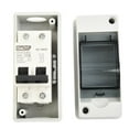 thumbnail image 2 of Solar photovoltaic cell combiner box DC circuit breaker switch with junction box, 2 of 15