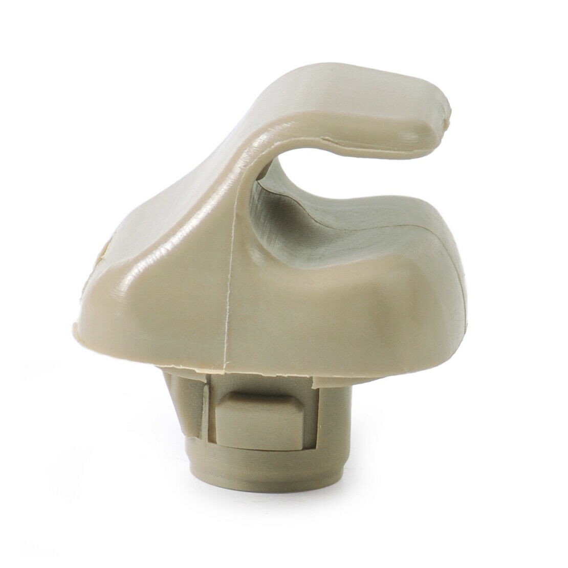 2-Pack Upgraded Beige Inner Sun Visor Clips For Audi – Direct Fit Hook Holders – 8E0 857 563 A / 8E0 857 562 A