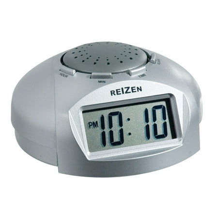 Reizen Big LCD Display Talking Alarm Clock