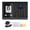 Black UK Plug, variant on Xirurus Intelligent Attendance Machine Face Fingerprint Password Recognition Biometric Time Clock for Employees with Voice Broadcast, UK Plug (7.24 inches / 18.4 cm)