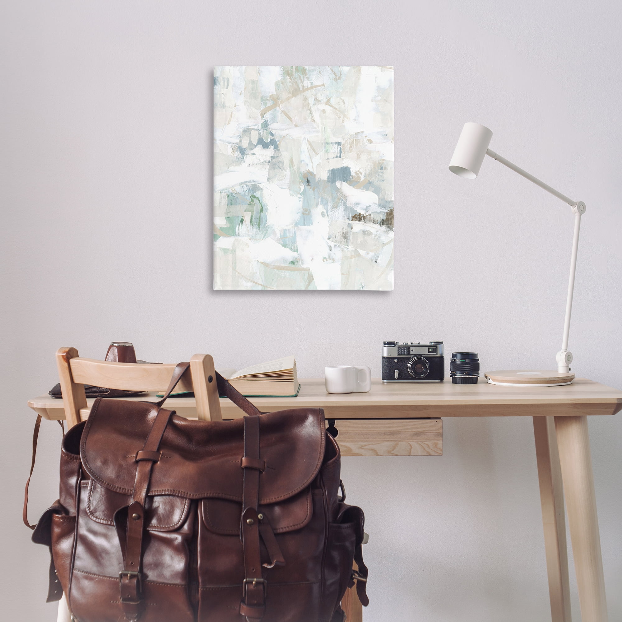 Stupell Industries Subtle Abstracted Pattern Abstract Painting Wrapped Canvas Art Print Wall Art, 30 x 40
