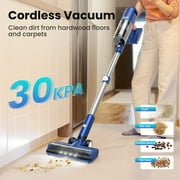 INSE Lightweight Cordless Vacuum with 30Kpa Powerful Suction & 60 Mins Runtime, Stick Vacuum for Carpet, Tile, Pet Hair, Hardwood Floors