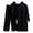Black, variant on Casual 2 Piece Shorts Sets for Women Pants Sets Women 2 Piece Outfits Plus Sizes Women's Fall/Winter Knitting Vests Sweater Cardigan Pants Three Piece Set Long Sleeve Round Neck Blouse/Shirt Set