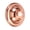 Rose Gold, variant on Uxcell Solid Brass Vase Cap, Lamp Cap Cover with Center Hole Slip-on Light Canopy Cover for Ceiling Fan Wall Sconce Chandelier Repair Household DIY Black 2.2 in
