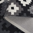 thumbnail image 5 of SAFAVIEH Metro Amable Geometric Area Rug, Black/Ivory, 3' x 5', 5 of 7