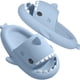 thumbnail image 2 of Chanclas Con Patrón De Tiburón Antideslizantes Ligeras De Secado Rápido Para Hombres Para Interiores Y Exteriores, Playa, Ducha, Casa, 2 of 4