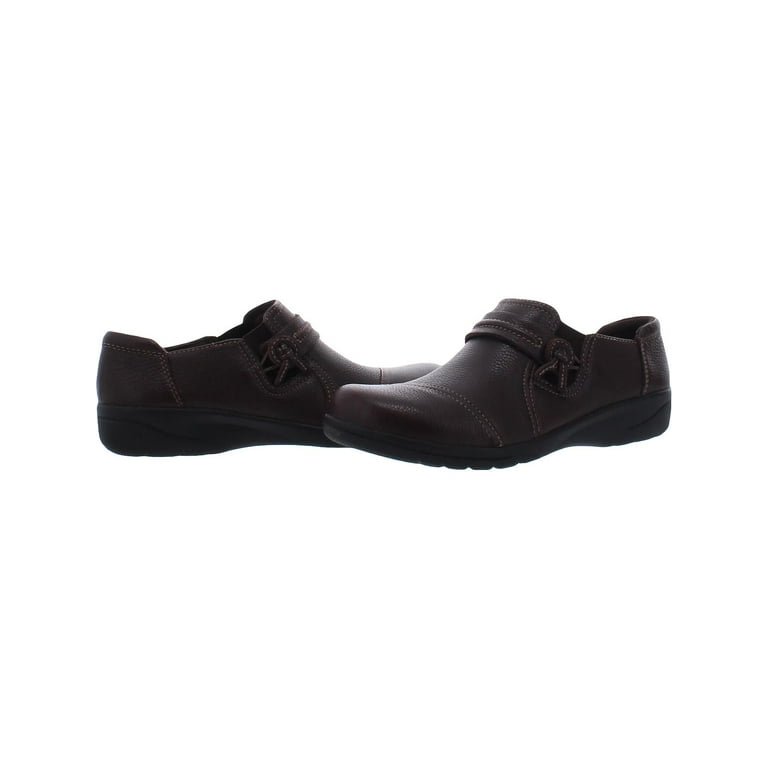 Clarks Women s Cheyn Madi Slip On Loafer 7.5 Wide Dark Brown