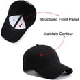 thumbnail image 3 of HSHDLDF 2 Pack Casquette de Baseball Réglable pour Hommes et Femmes, 3 of 7