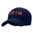 thumbnail image 2 of I Say I Do Embroidered Solid Cotton Twill Low Profile Strap Cap - Navy OSFM, 2 of 5