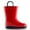 Red, variant on Toddler Kids Waterproof Rain Boots Boys Girls Black Boots with Handles Toddler Size 10