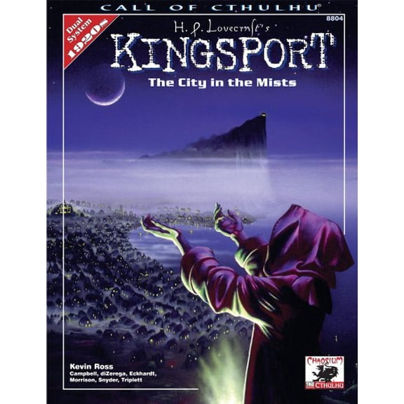 Pre-Owned H.P. Lovecraft's Kingsport: City in the Mists (Call of Cthulhu Roleplaying, 8804), 9781568821672, 1568821670, Paperback, Book and Map edition