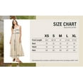 thumbnail image 6 of Cali1850 Women's XS~XL Lined Tiered Sleeveless Linen Flare Maxi Dress with Adjustable Spaghetti Strap, 6 of 6