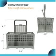 thumbnail image 5 of Universal Dishwasher Cutlery Basket fits Most Brands (9.5 x 5.4 x 4.8 inches)- Utensil Organizer Caddy, 5 of 5