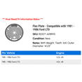 thumbnail image 2 of Flex Plate - Compatible with 1981 - 1986 Ford LTD 1982 1983 1984 1985, 2 of 2