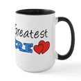 thumbnail image 2 of CafePress - World's Greatest Pepere Large Mug - 15 oz Ceramic Large White Novelty Mug, 2 of 4