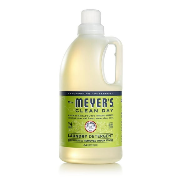 Mrs. Meyer's Clean Day Lemon Verbena Scent Concentrated Laundry Detergent, 64 Loads - 64 oz- Pack of 2