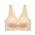 thumbnail image 2 of GaThRRgYP Bras for Women GaThRRgYP Women Lady Lace Gathered Bra Plus Size Sports Bra Underwear Yoga Hollow Out Bra Cup, 2 of 7