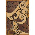 thumbnail image 1 of 4 x 6 Gallery Machine Carved Area Rug - Black &amp; Berber, 1 of 1