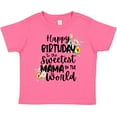 thumbnail image 3 of Inktastic Happy Birthday to the Sweetest Mama in the World Girls Toddler T-Shirt, 3 of 5