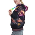 thumbnail image 2 of Honeii Explosive Fluid Splash Art Pattern Womens Oversized Hoodies Long Sleeve Sweatshirts Pullover Fall Outfits with Pocket-X-Large, 2 of 7