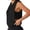 Z155 Black-Workout Tank Tops Woman, variant on Womens Mesh Workout Tank Tops Sleeveless Hooded Gym Shirts Deep Side Open Athletic Tops Lightweight Breathable Outdoor Running Cover Up XXL