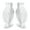 White, variant on 1 Pair Bride Mesh Arm Sleeves Thin See-through Gloves Long Pleated Ruffle Sleeves Bridal Dress Accessories for Weddings Events