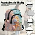 thumbnail image 6 of Xixirimido Small Sling Backpack Crossbody Sling Bag, Chest Bag Daypack Fanny Pack Cross Body Bag for Shopping Hiking Traveling, Beach Starfish Shell, 6 of 7