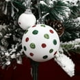 thumbnail image 7 of Kbndieu 6PCS Christmas Tree Balls Ornaments, 60mm/2.36" Christmas Ornaments Set for Christmas Tree Decorations, Shatterproof Christmas Ornaments Hanging Balls for Holiday Wedding Party Decoration, 7 of 7