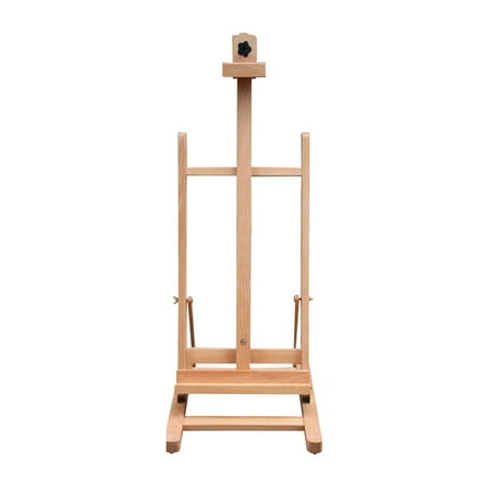 SalonMore Tabletop H-Frame Wood Studio Easel, Holding Canvas up to 28", Adjustable Desktop Display Easel