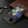 thumbnail image 6 of Dteck Case for Samsung Galaxy A12 6.5-inch,Magnetic Patterned Leather Zipper Card Holder Wallet Flip Case Kickstand Shockproof with Hand Strap Cover ,Big Butterfly, 6 of 6
