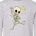 thumbnail image 4 of Inktastic Cute Dancing Skeleton Long Sleeve Youth T-Shirt, 4 of 5