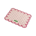thumbnail image 2 of Waterproof Pet Feeding Mat 15.75"*11.8" Non-Slip PVC Cat Bowl Mat Large Spill-Proof Food Placemat for Dogs and Cats Durable Floor Protector for Messy Eaters - Pink, 2 of 5