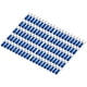 thumbnail image 5 of Terminales 100 Piezas Conector De Horquilla Azul Conductividad Estable 19A Terminales De Engarzado Aislados Seguros Terminal De Cable Para Transporte, 5 of 7