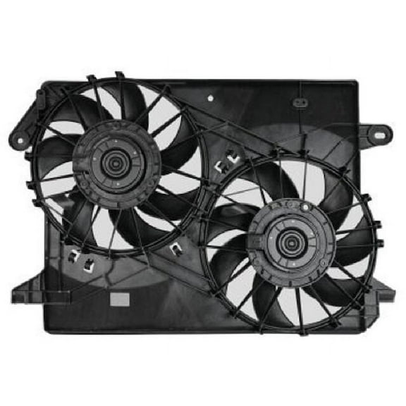 Auxiliary Fan Assembly - Compatible with 2006 - 2014 Dodge Charger 2007 2008 2009 2010 2011 2012 2013