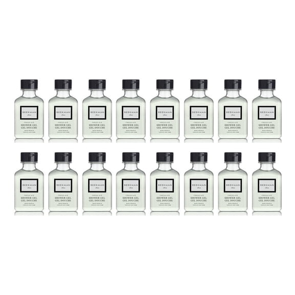 Beekman 1802 Fresh Air Shower Gel Lot of 16 Each 1oz Bottles. Total of 16oz