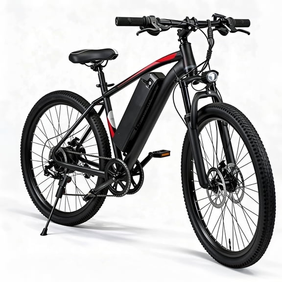 26" Electric Bike for Adults,750W Motor,20MPH,15-28 Mile Range,Removable 36V12Ah Battery,E-Mountain Bike,Front Suspension,7-Speed,UL 2849