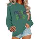 thumbnail image 1 of Mujeres de Manga Larga Tops Navidad Informal Impreso Cuello Tripulado Sudadera Invierno Acogedor, Mujeres de Manga Larga Navidad Tops, 1 of 6