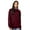Maroon, variant on Hanes Unisex Ultimate Cotton Crewneck Sweatshirt 90/10 Cotton/Polyester Fleece Cozy Comfort Sweater (Black , L)