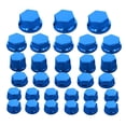 thumbnail image 4 of jiaping 2x30Pc motorcycle nut screw cover for Blue, 4 of 9