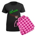 thumbnail image 5 of CafePress - Half Gaelic Half Garlic Women's Dark Pajamas - Women's Short Sleeve Print T-Shirt and Pants Dark Cotton Pajama Set, 5 of 7