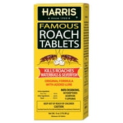 HARRIS PRODUCTS GROUP Harris Famous Roach & Silverfish Killer Tablets, 6 oz.