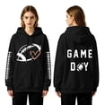 thumbnail image 5 of LIZUOJUN Game Day Sweatshirt for Women Oversized Hooded Pullover with Pockets Soft Cotton Blend Casual Fall Outfits XL, 5 of 9
