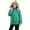 Green, variant on CYRBOKO Girls Coats with Removable Hood, Long Sleeve Thermal Full Zip Windproof Winter Outerwear Purple Size 11-12 T