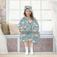 thumbnail image 7 of joogoo Blanket Hoodie Cartoon Fox for Oversize Sweatshirt Boys Girls 3-14 YR L, 7 of 7