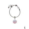 thumbnail image 2 of Delight Jewelry Silvertone Domed Multi Color CRNA Lord Guide Me Charm Bead, 2 of 4