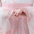 thumbnail image 5 of Elegant Traditional Chinese Hanfu Dress Set for Girls, Tang Dynasty Princess Dress with Floral Tulle for Graduation, Halloween, Easter, Christmas Festival, 5 of 8