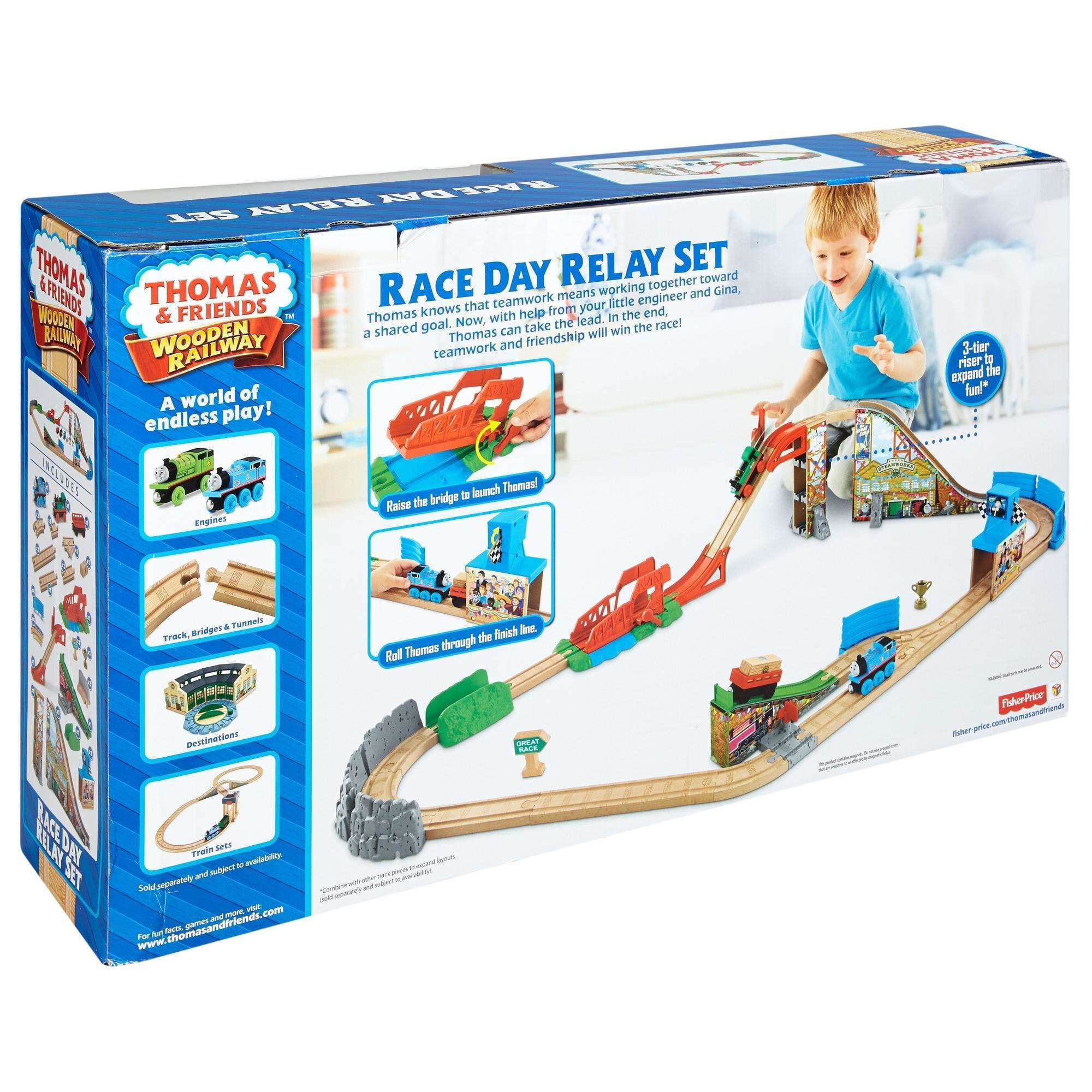 thomas and friends race day relay set