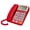 Red, variant on CEORPER Corded Telephone Desktop House Phone Seniors Caller Big Button Integrated