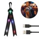 thumbnail image 1 of Luz LED intermitente con luz de colores, reflectores recargables por USB, luz de seguridad para mochilas escolares, 1 of 5